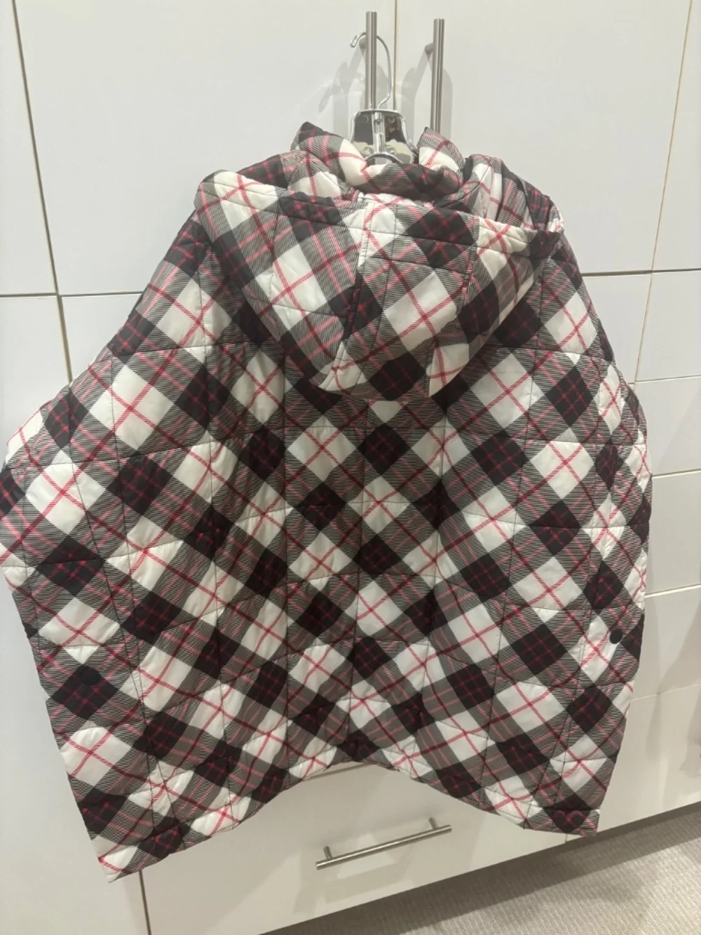 Talbots HOODED QUILTED PONCHO - CHILLY PLAID